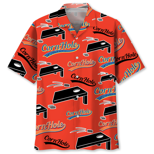 Vintage Cornhole Hawaiian Shirt