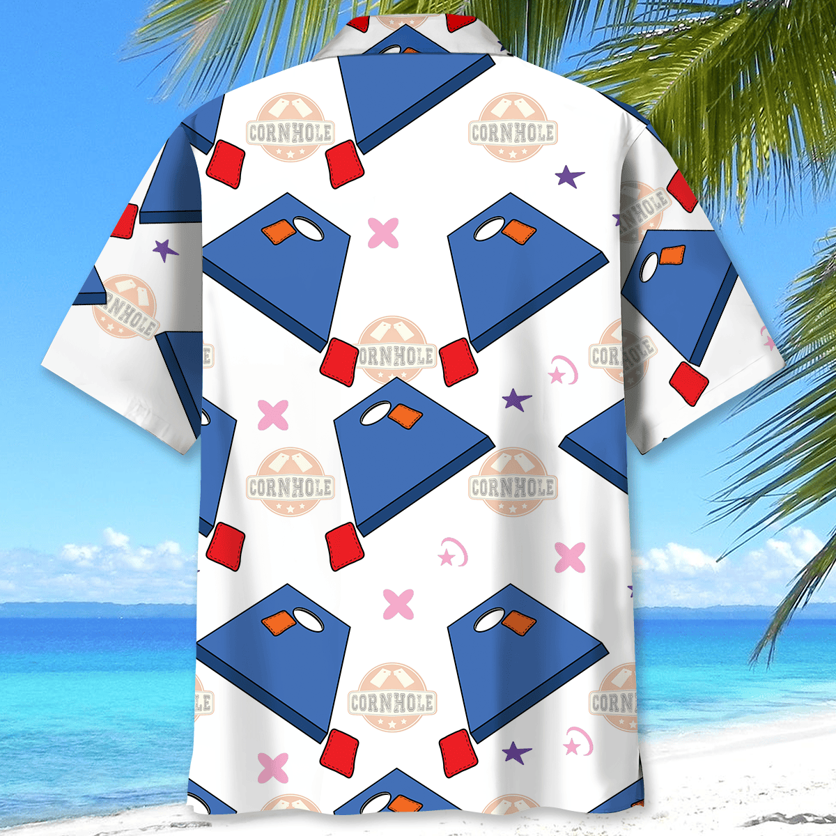 Cornhole Board Hawaiian Shirt