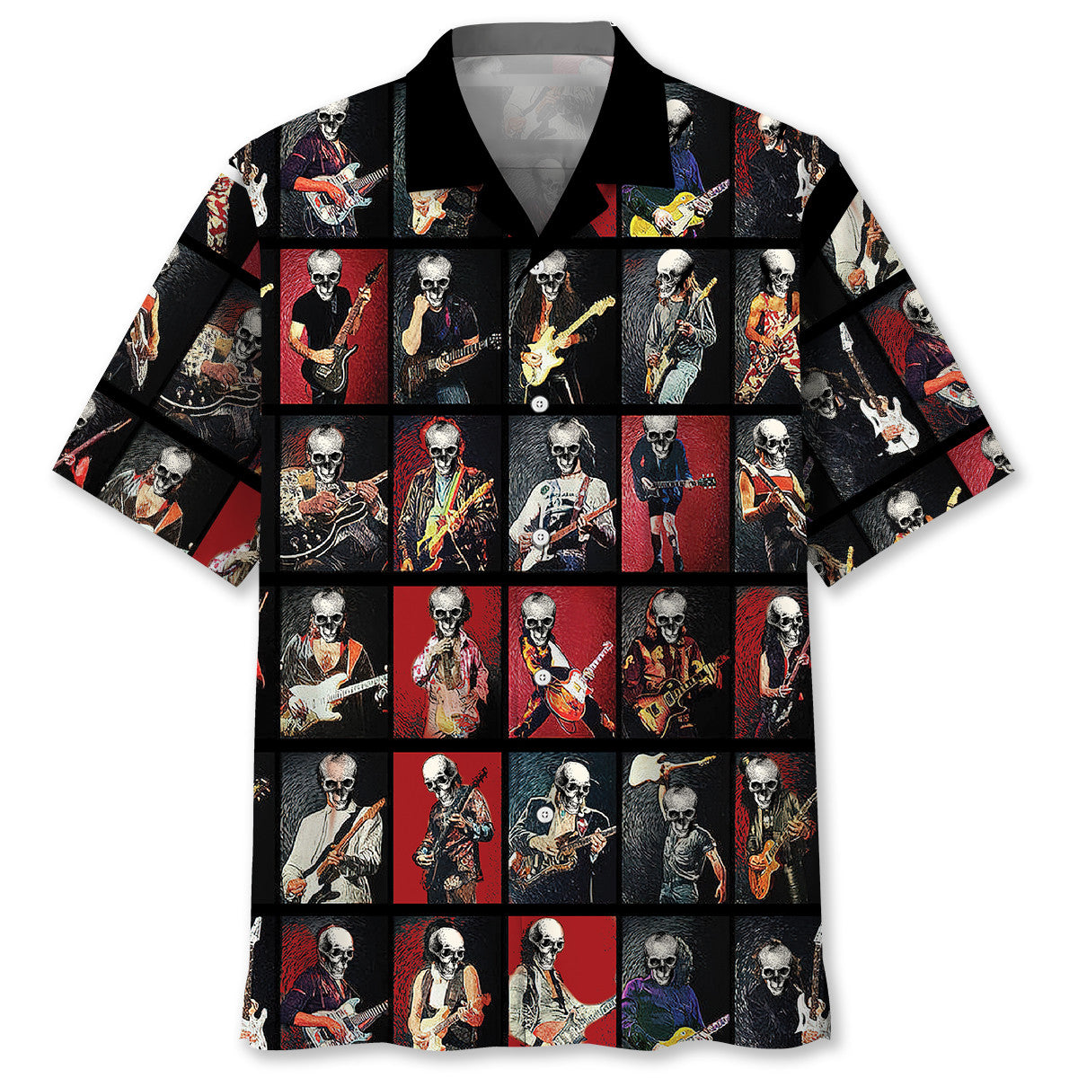 Vintage Classical Guitarist Hawaiian Shirt