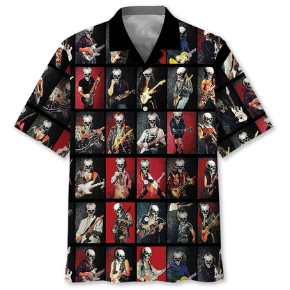 Vintage Classical Guitarist Hawaiian Shirt