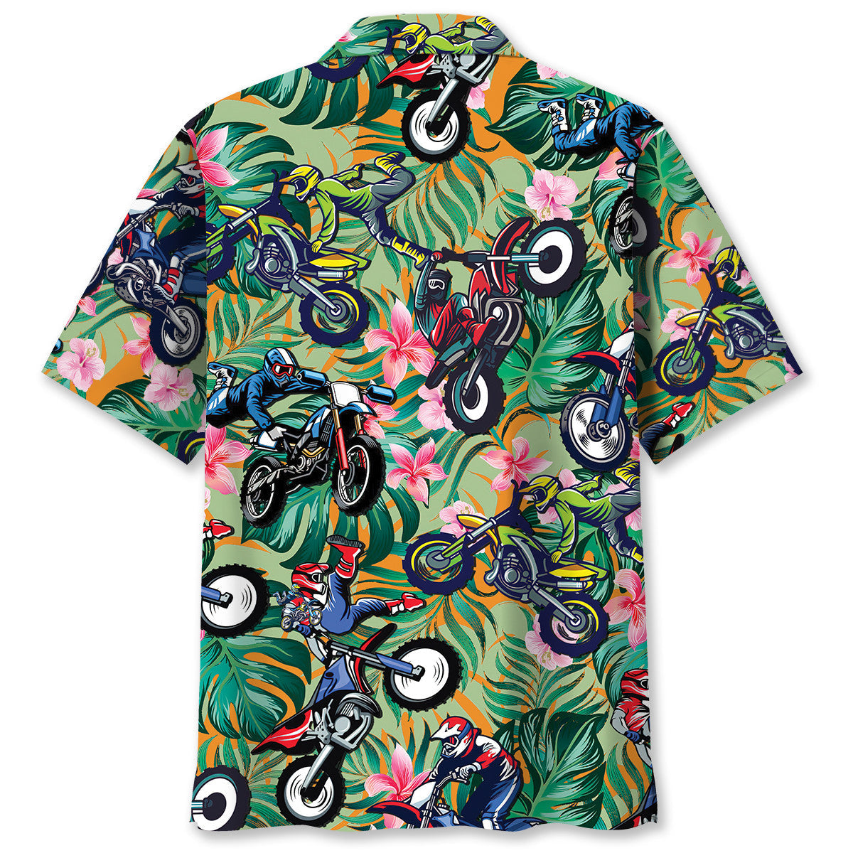 Summer Dirt Bike Hawaiian Shirt