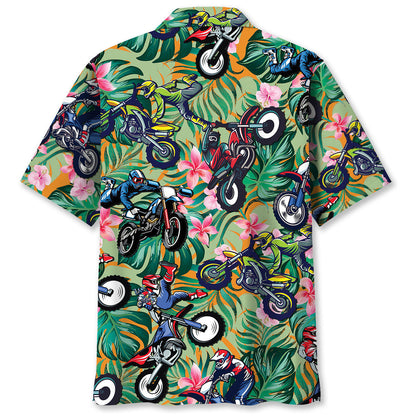 Summer Dirt Bike Hawaiian Shirt