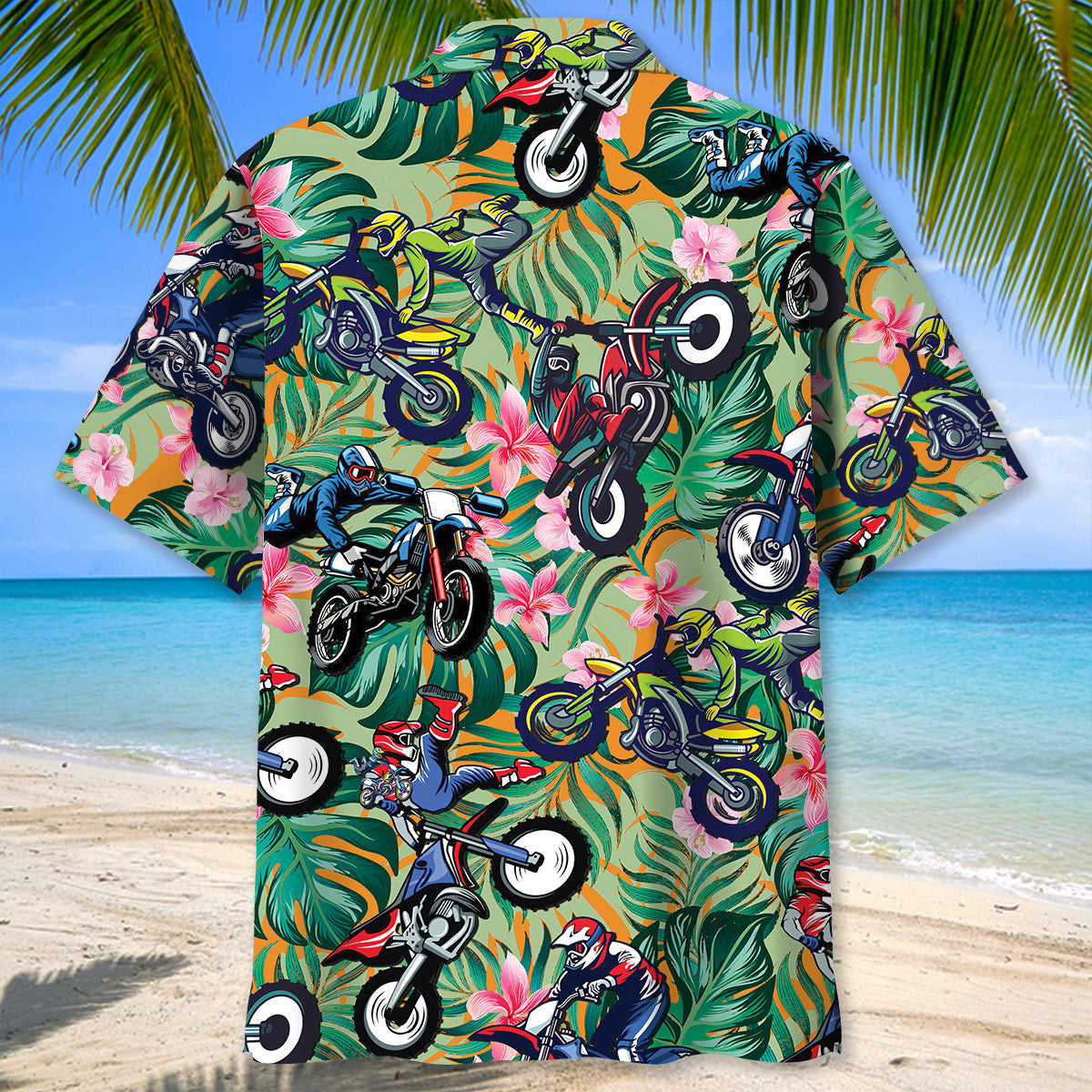 Summer Dirt Bike Hawaiian Shirt