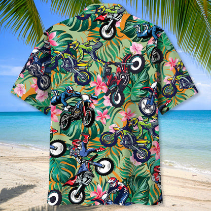 Summer Dirt Bike Hawaiian Shirt