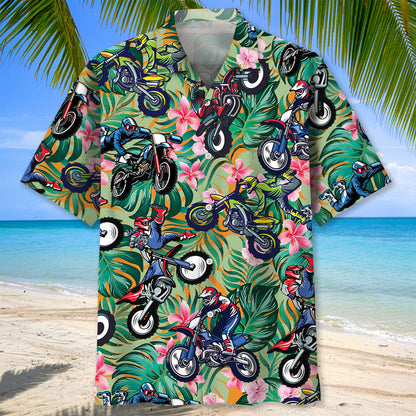 Summer Dirt Bike Hawaiian Shirt