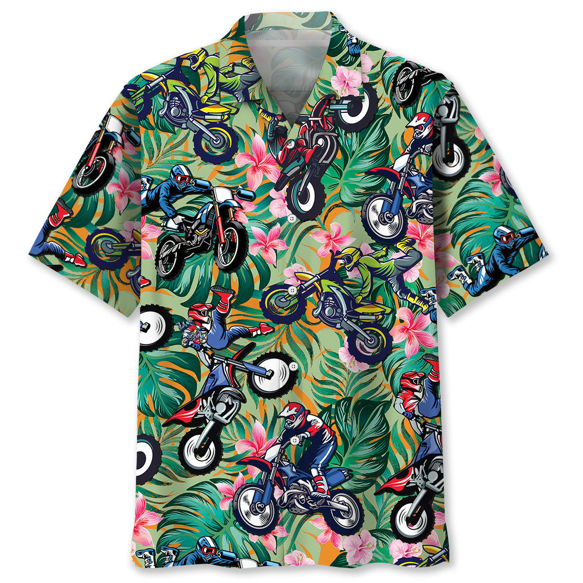 Summer Dirt Bike Hawaiian Shirt