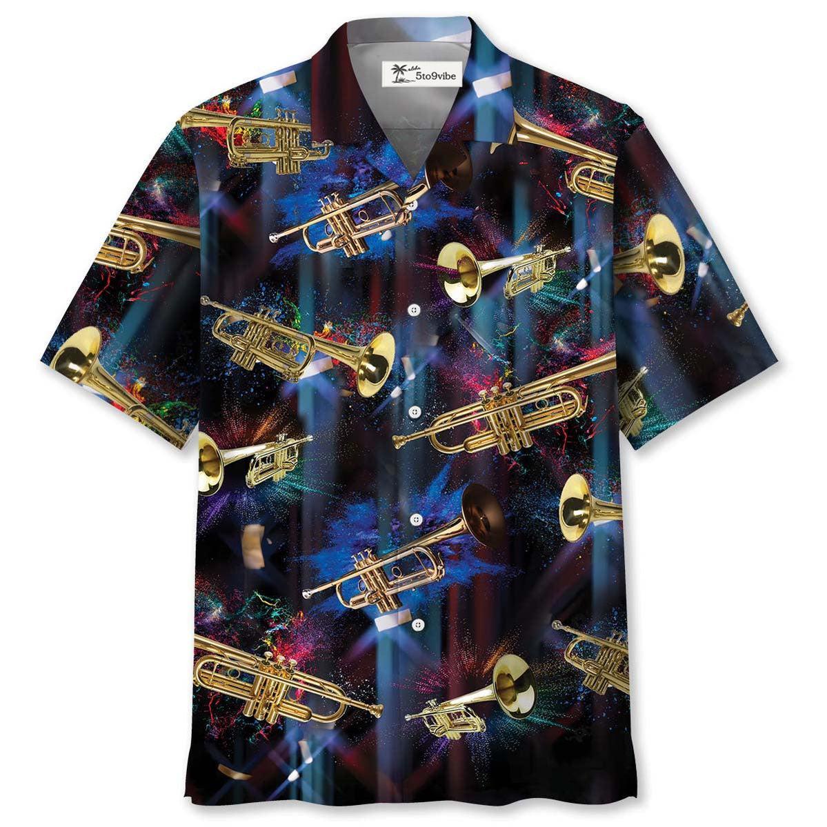 Trumpet Light Hawaiian Shirt