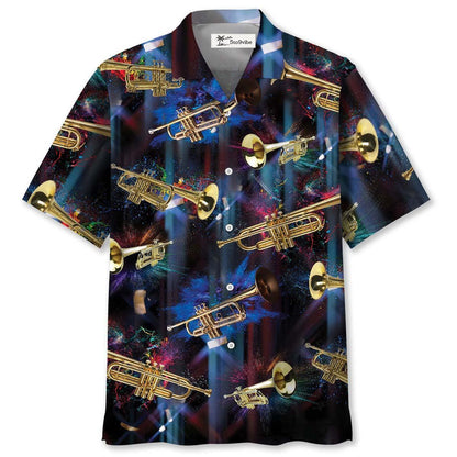 Trumpet Light Hawaiian Shirt