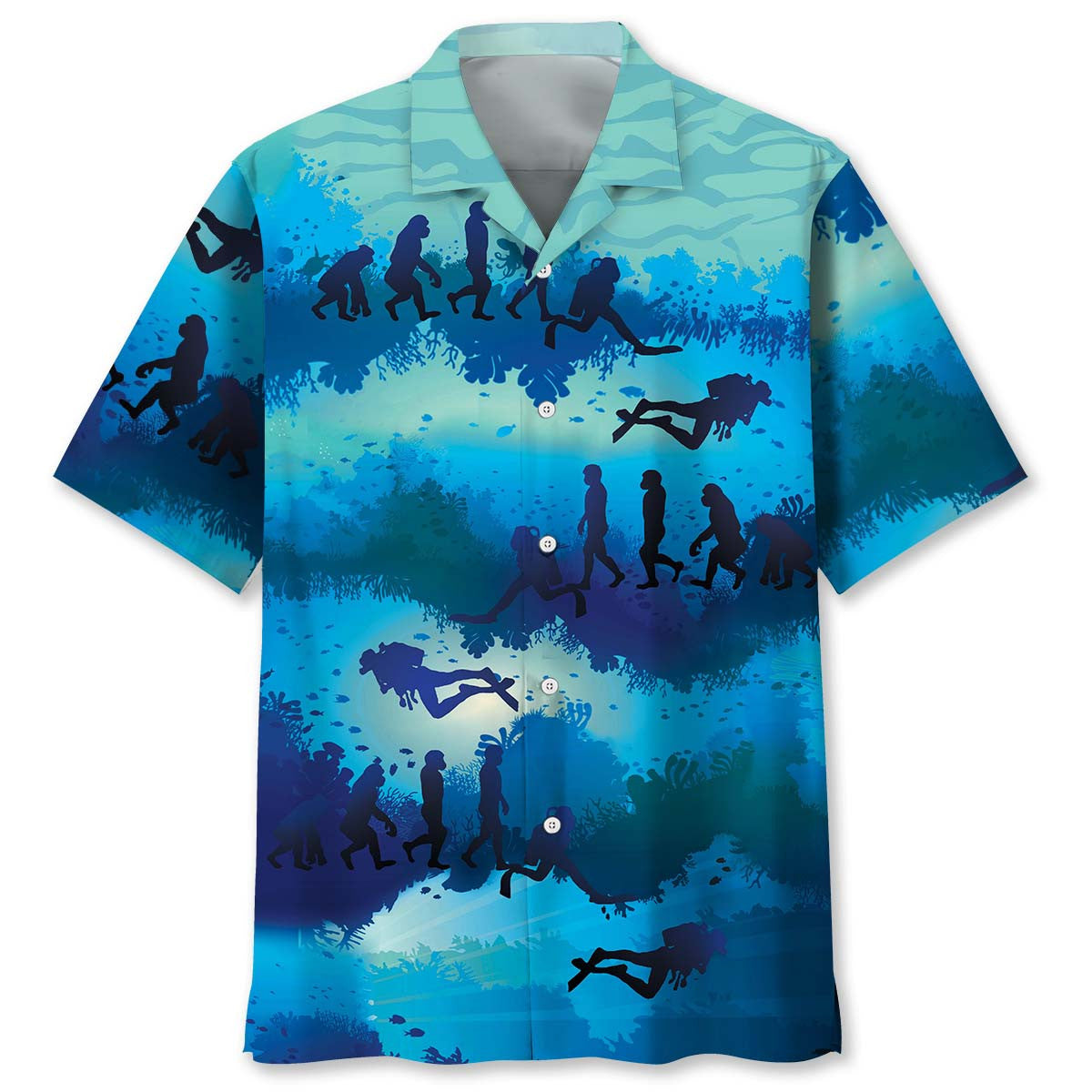 Scuba Diving Revolution Hawaiian Shirt