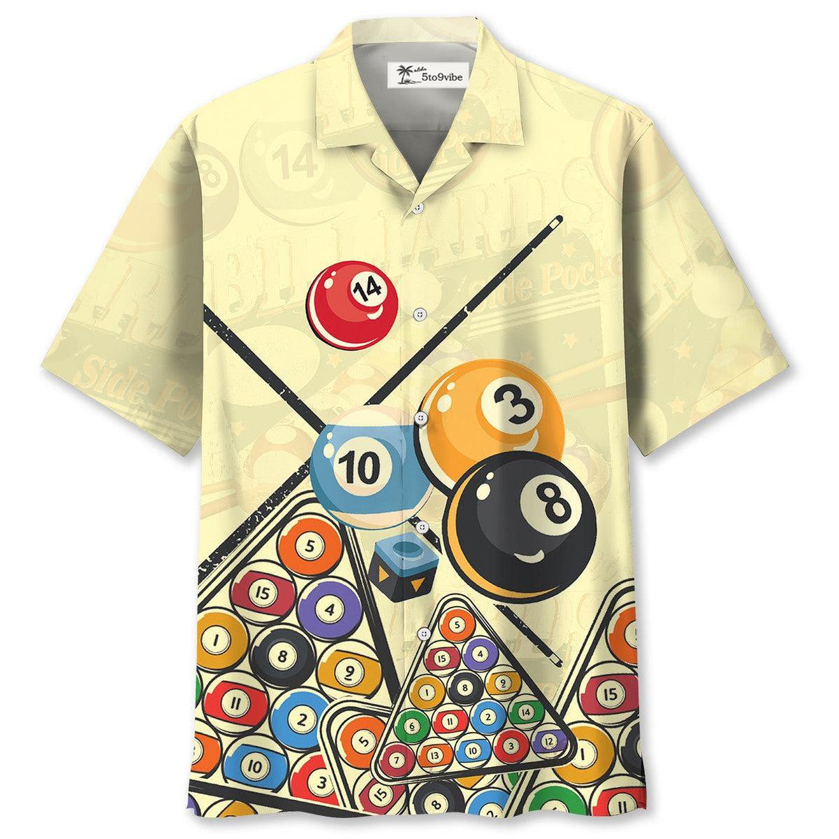 Vintage Billiard Hawaiian Shirt