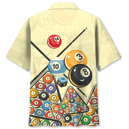 Vintage Billiard Hawaiian Shirt