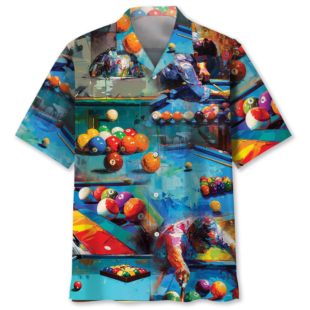 Billiard Vintage Art Hawaiian Shirt