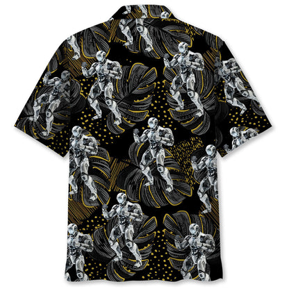 Robot Fighter Hawaiian Shirt