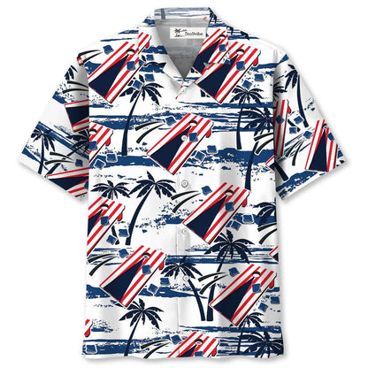 Cornhole American Beach Hawaiian Shirt