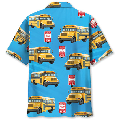 Stop School Bus Hawaiian Shirt