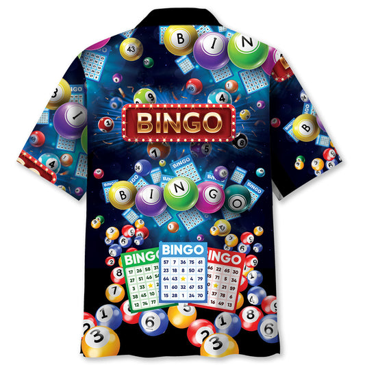 Neon Bingo Lover Hawaiian Shirt
