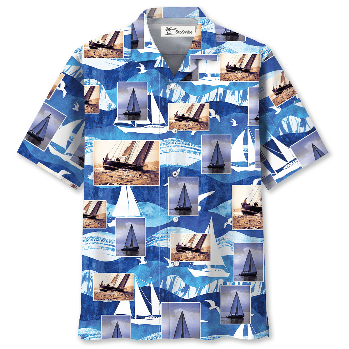 Sailboat Aventure Hawaiian Shirt