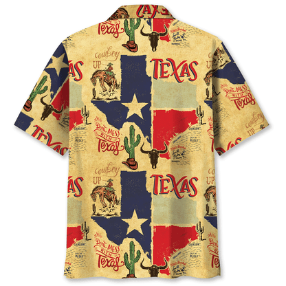 Don't Mess With Texas Cowboy Hawaiian Shirt