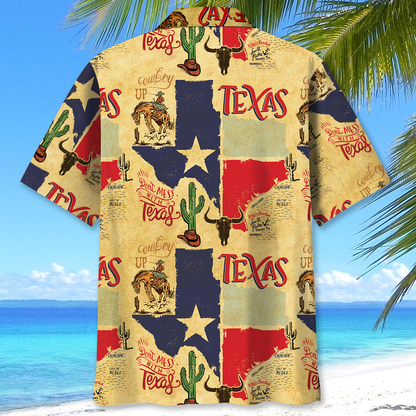 Don't Mess With Texas Cowboy Hawaiian Shirt