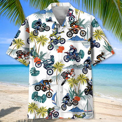 Tropical Motocross Hawaiian Shirt Men