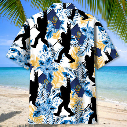Bigfoot Idaho Proud Hawaiian Shirt