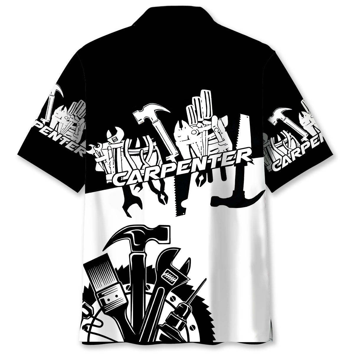 Carpenter Proud Black Hawaiian Shirt