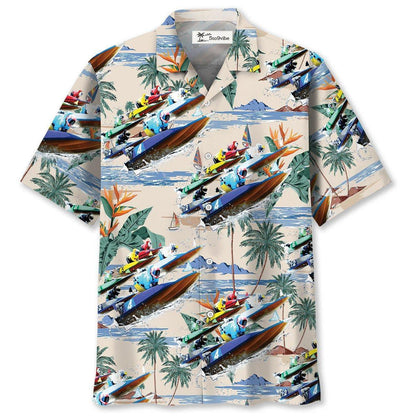 Power Boat Racing Hawaiian Shirt