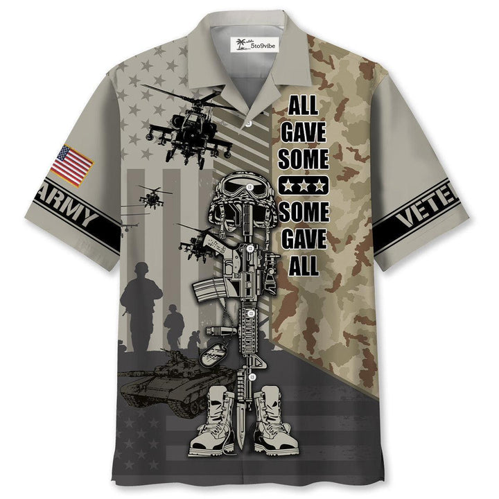 Veteran All Gave Some Some Gave All Hawaiian Shirt