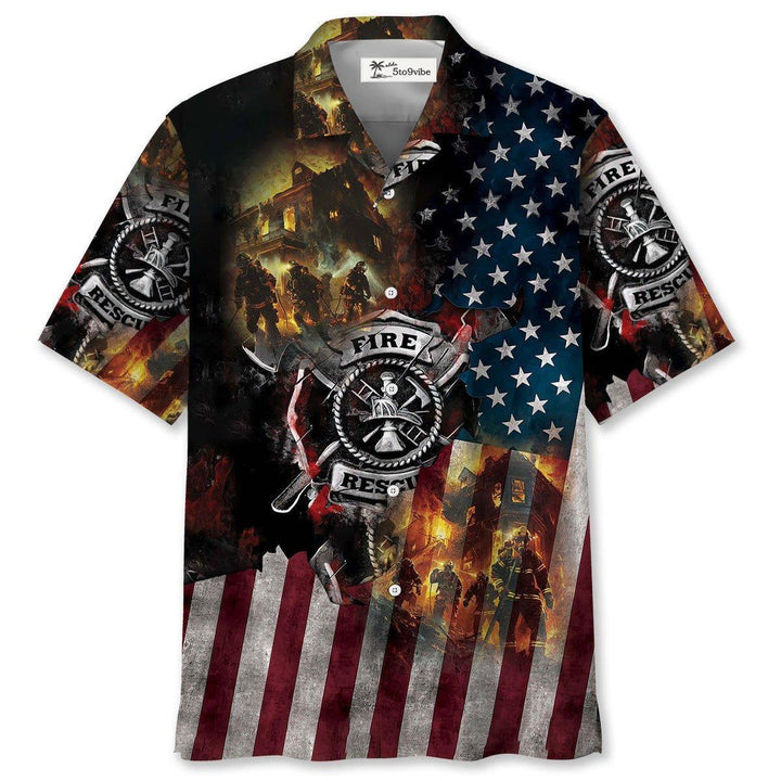 Proud Of Firefighter Hawaiian Shirt