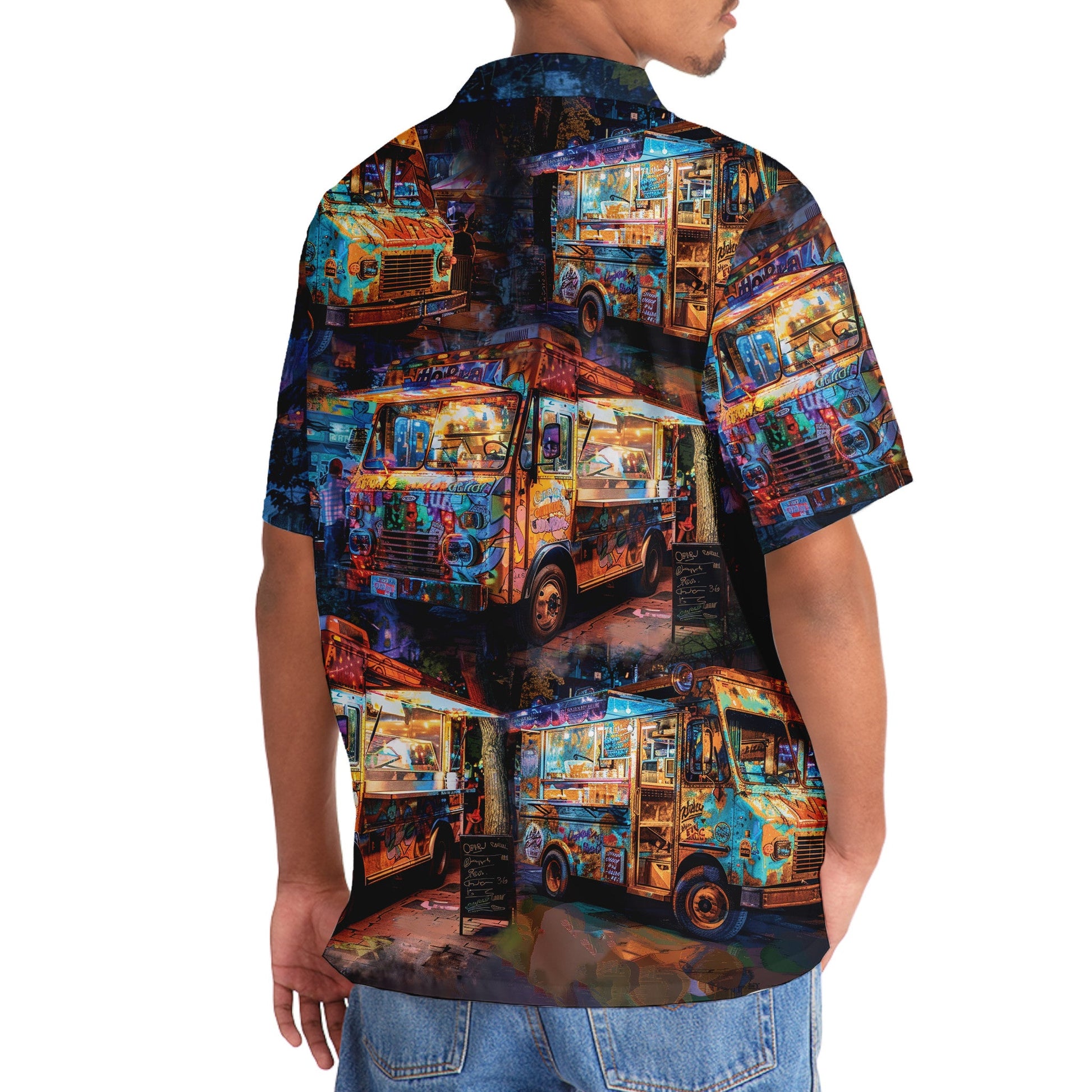 Vintage Street Food Truck Hawaiian Shirt