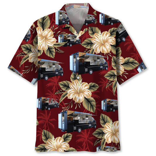 Floral Street Food Truck Hawaiian Shirt