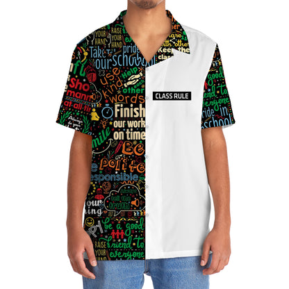 Teacher Class Rules Hawaiian Shirt