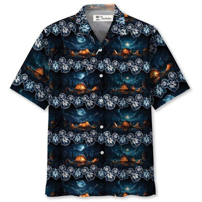 Night Camping Hawaiian Shirt