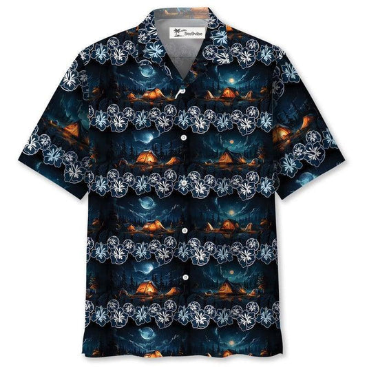 Night Camping Hawaiian Shirt