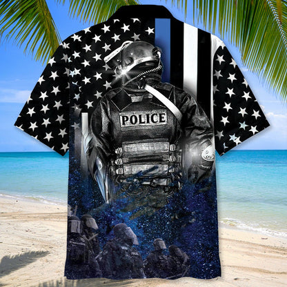 Police Proud Hawaiian Shirt