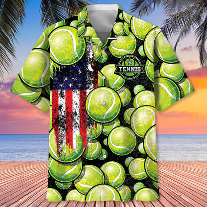 US Tennis Hawaiian Shirt