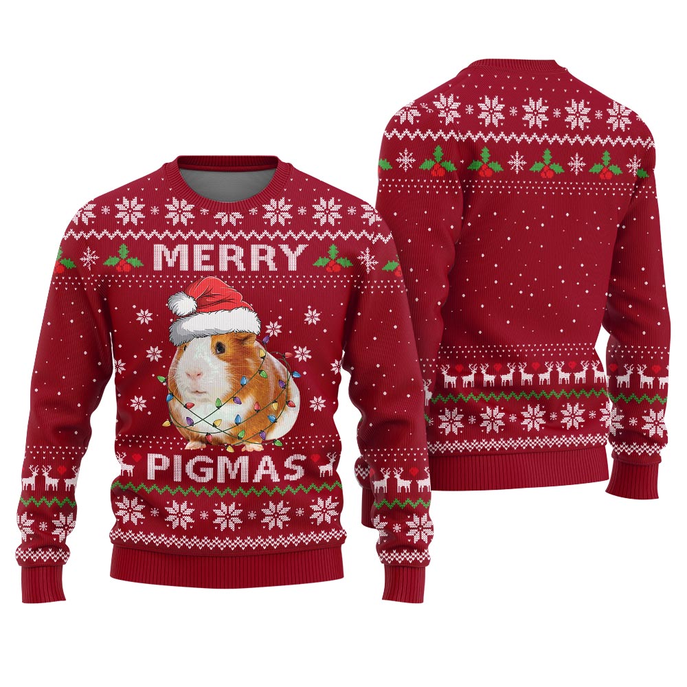 Adorable Guinea Pig Christmas Sweater
