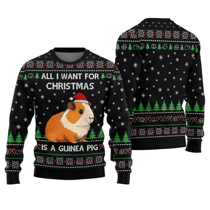 All I Want for Christmas Is a Guinea Pig Christmas Sweater