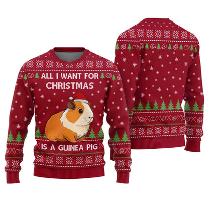 All I Want for Christmas Is a Guinea Pig Christmas Sweater