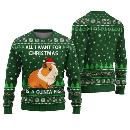 All I Want for Christmas Is a Guinea Pig Christmas Sweater