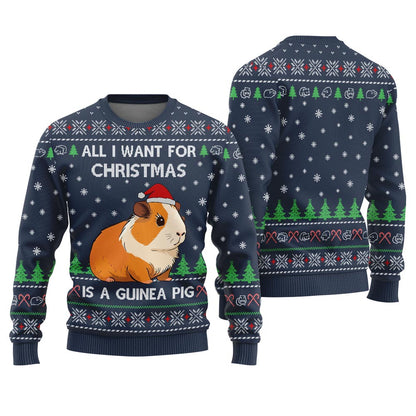 All I Want for Christmas Is a Guinea Pig Christmas Sweater