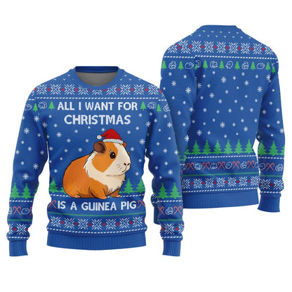 All I Want for Christmas Is a Guinea Pig Christmas Sweater