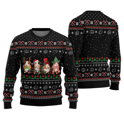 Adorable Guinea Pig Ugly Xmas Sweater