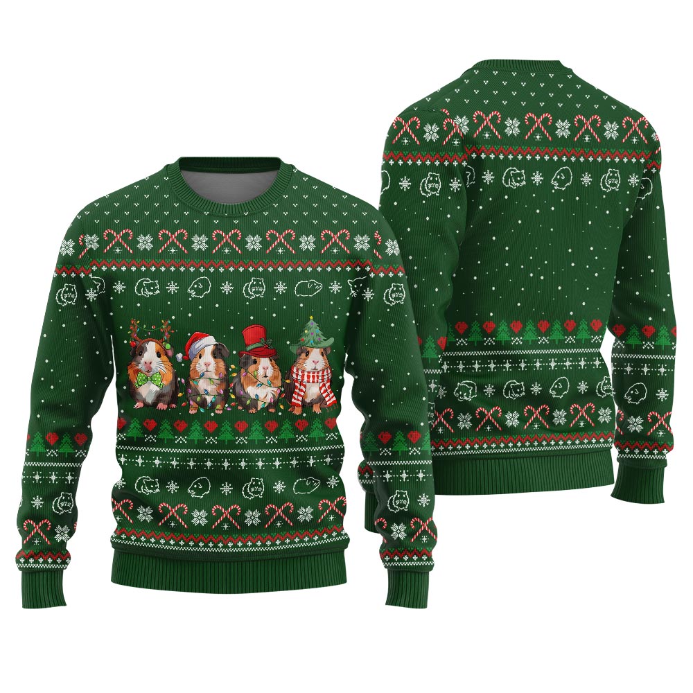 Adorable Guinea Pig Ugly Xmas Sweater