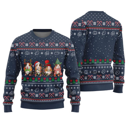 Adorable Guinea Pig Ugly Xmas Sweater