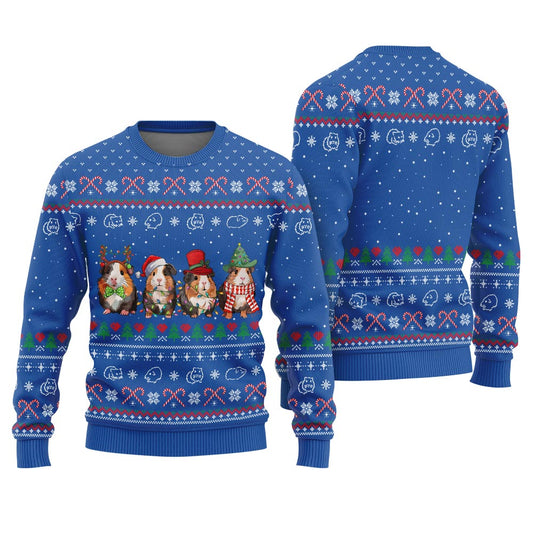 Adorable Guinea Pig Ugly Xmas Sweater