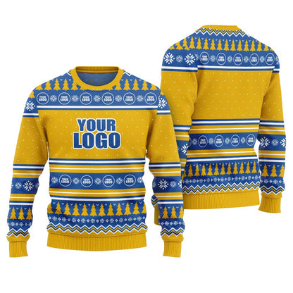 Custom Logo Christmas Ugly Sweater For Both Men And Women