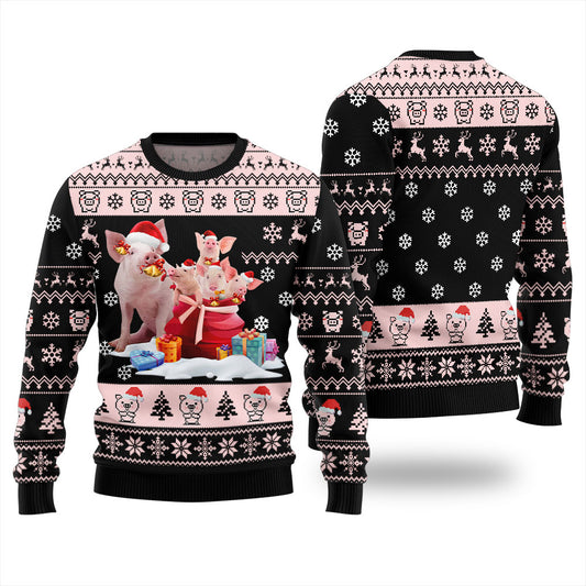 Merry Christmas With Pig Ugly Christmas Sweater