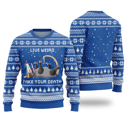 Opossum Funny Ugly Christmas Sweater
