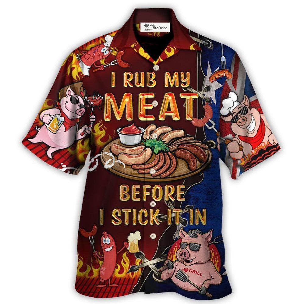 Food I Rub My Meat Australian - Hawaiian Shirt 